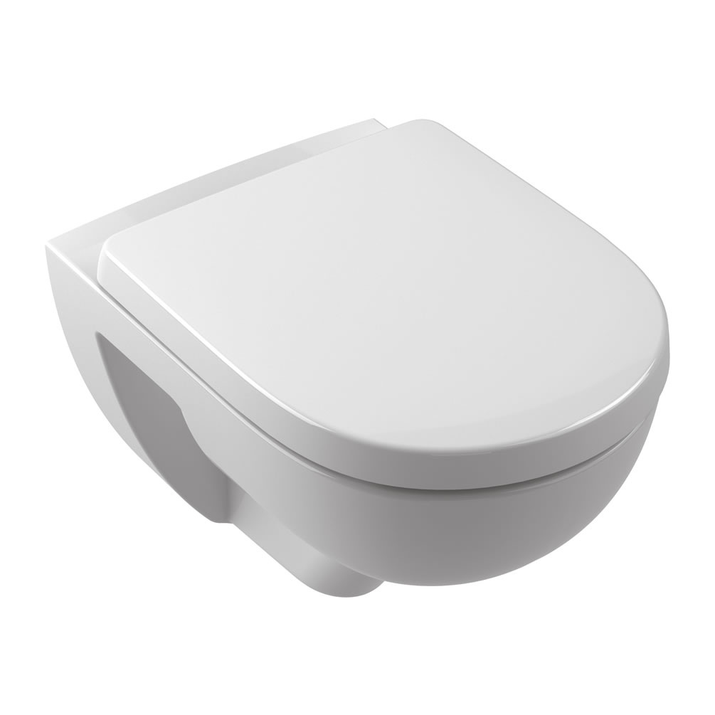 Cutout image of Villeroy & Boch O.Novo Wall-Hung TwistFlush Toilet Combi-Pack